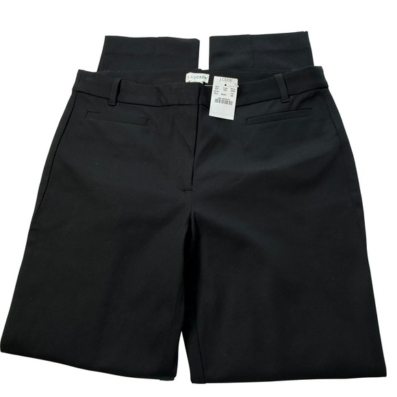 J. Crew Pants - J By J. Crew Mid-Rise Straight Leg Pant Black‎ Womens 8